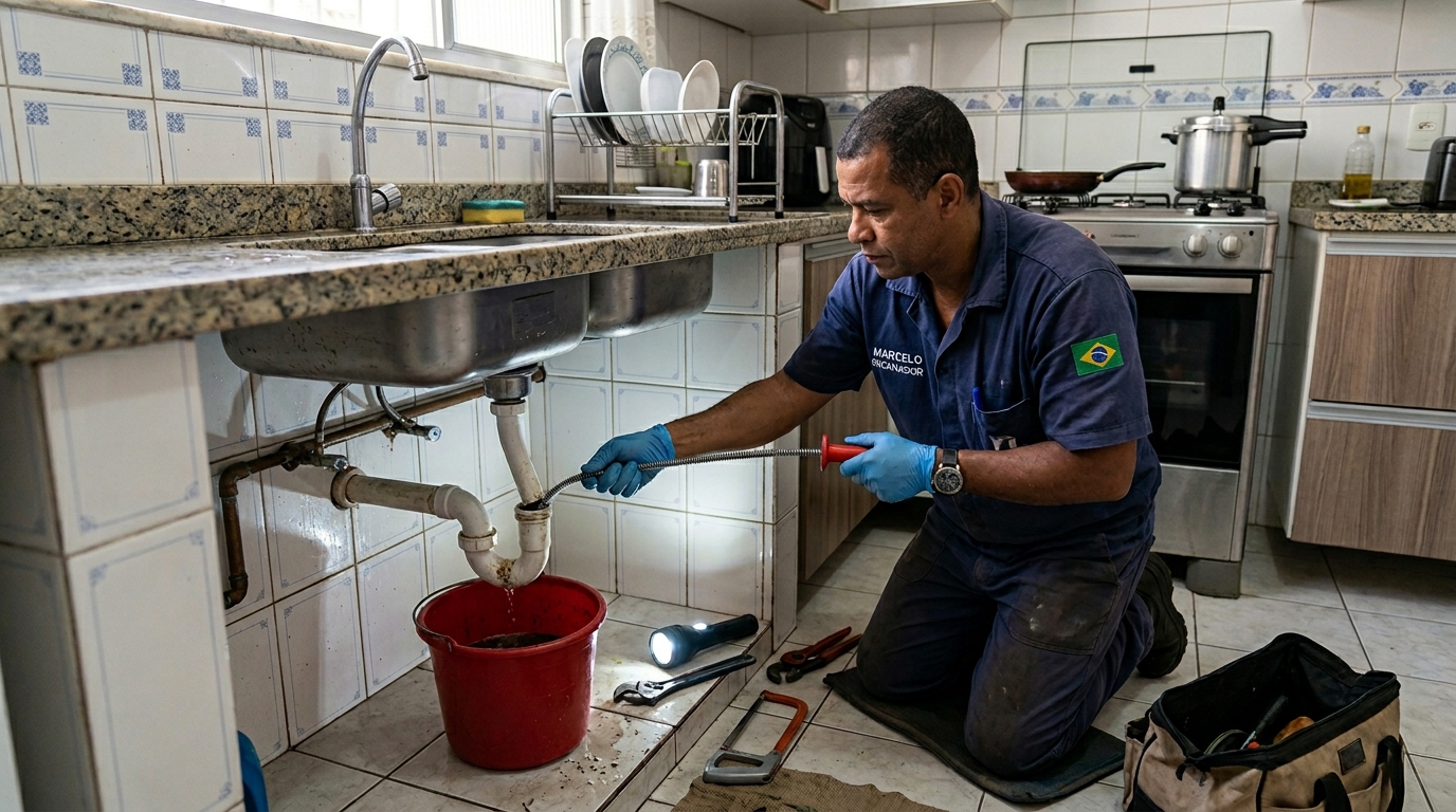 Limpeza de Canos com Equipamento em Brasília‑DF