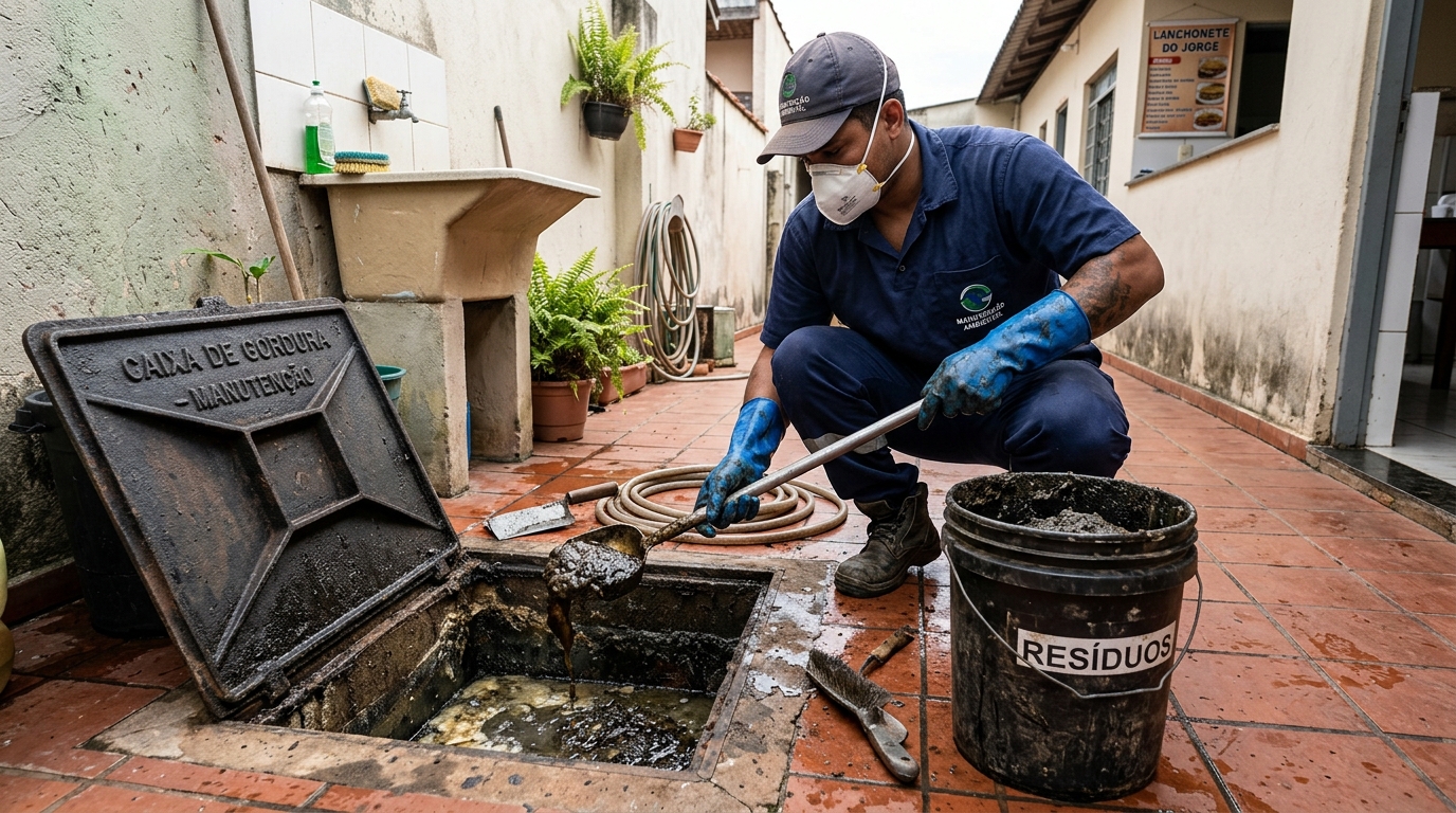 Manutenção de Caixa de Gordura em Brasília‑DF